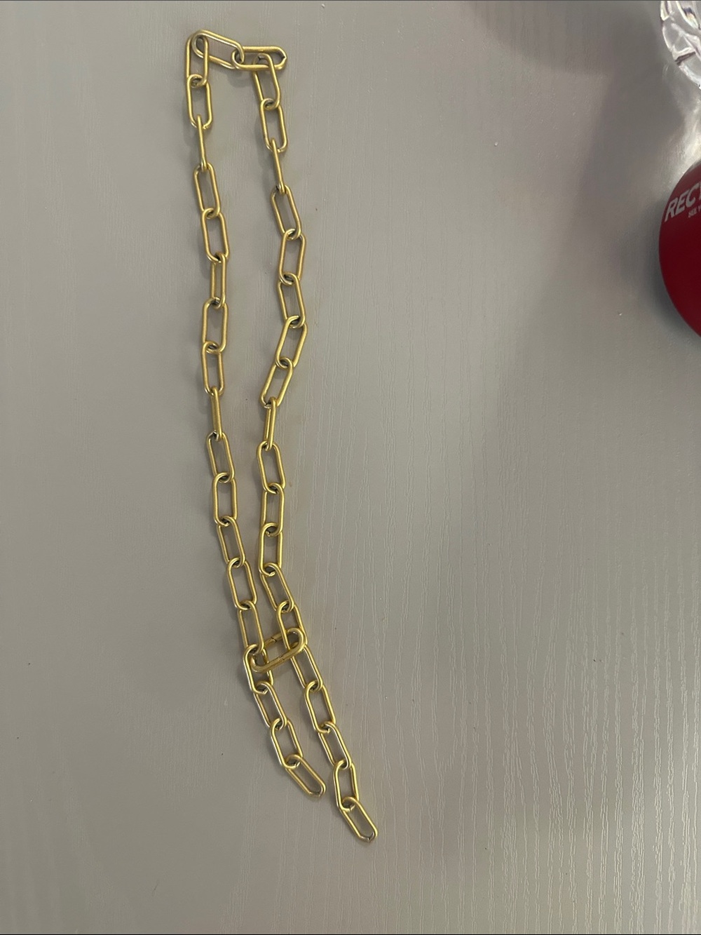 Madewell Gold Link Chain Necklace - With extender/clasp